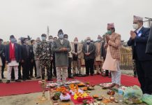 भरतपुरमा बन्ने सिटीहलको प्रधानमन्त्री ओलीद्वारा शिलान्यास