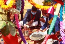 प्रधानमन्त्री ओलीद्धारा लुम्बिनी केबलकारको शिलान्यास