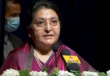 राष्ट्रपति भण्डारीद्वारा बडादसैँका अवसरमा शुभकामना व्यक्त