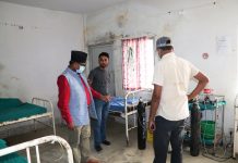 जिसस प्रमुख खुलालद्धारा पुर्वी मकवानपुरको आईसोलेसन केन्द्रको अनुगन