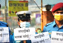 मास्क नलगाई हिंडडुल गर्ने ५९ जनालाई कारवाही