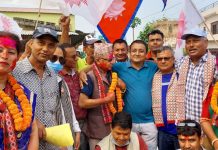 एमाले प्रवेश लगत्तै चुनावी प्रचारमा पोखरेल