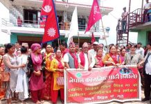 मकवानपुरको बागमती र इन्द्रसरोवरमा एमालेका उम्मेदवारद्वारा मनोनयन दर्ता