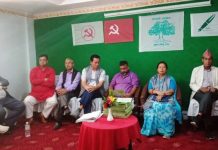 हेटौंडामा पाँच दलीय गठबन्धनको प्रतिवद्धता पत्र सार्वजनीक