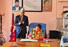 हेटौँडाका मेयर लामाद्वारा पदभार ग्रहण