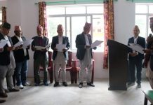 भीमफेदी गाउँपालिकाका जनप्रतिनिधिले लिए सपथ