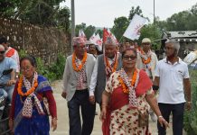 हेटाैंडा–९, मा एमालेको घरदैलो कार्यक्रम