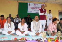अन्तराष्ट्रिय योग दिवसमा प्रोटोकल योग अभ्यास