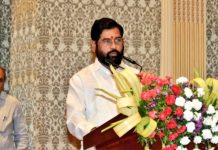 महाराष्ट्रकाे मुख्यमन्त्रीमा एकनाथ शिन्दे
