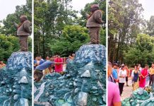 जननेता मदन भण्डारीको शालिकमा माल्यार्पण