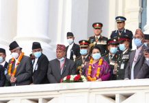 राष्ट्रपतिद्वारा इन्द्रजात्रा अवलोकन