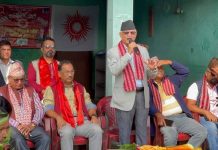 जनताले जिताएकाहरु नै गठबन्धनको नाम गर्दै बिनासको बाटोमा लागे- पौडेल