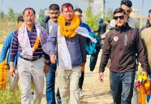 हेटौंडा–७ मा थापा र श्रेष्ठको घरदैलो, विकासको काममा तिब्रता दिने प्रतिवद्धता