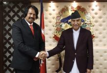 प्रधानमन्त्री देउवा र सीके राउतबीच भेटवार्ता