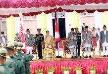 राष्ट्रपति पौडेलद्वारा शपथग्रहण