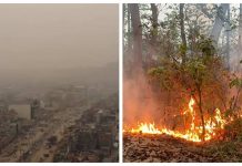 देशभरका १३० ठाउँमा डढेलो, काठमाण्डौ विश्वको दोस्रो प्रदूषित शहर