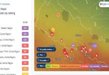 काठमाण्डौ उपत्यका, बुटवल र हेटौँडाको हावा स्वास्थ्यका लागि हानिकारक