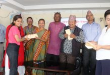 जिसस मकवानपुरद्वारा ४४ जना विद्यार्थीलाई छात्रवृत्ति वितरण