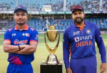 एसिया कप क्रिकेट : नेपालले भारतसँग खेल्दै