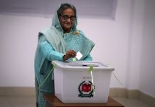 बंगलादेशमा मतदान सम्पन्न, ४० प्रतिशत मत खस्यो