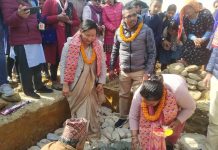 हेटौंडा–१८ स्थित ज्योति माबिमा ४ कोठे भवनको शिलान्यास