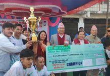 अन्तरपालिका फुटसलको उपाधि हेटौंडालाई