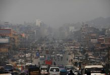 नेपाल संसारकै धेरै वायु प्रदूषण भएको देशकाे आठौँ स्थानमा