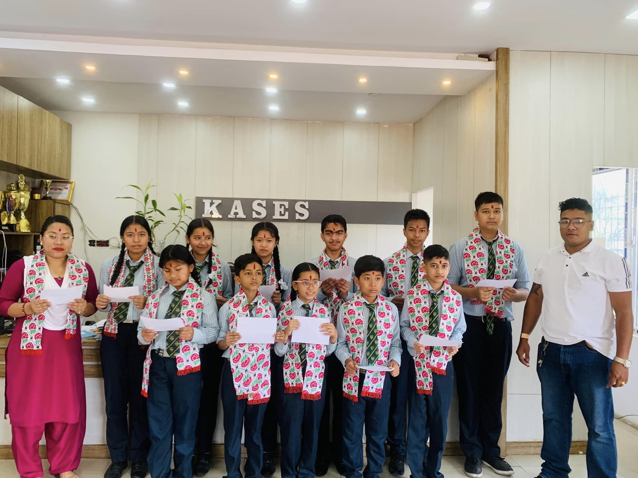 May be an image of 11 people and text