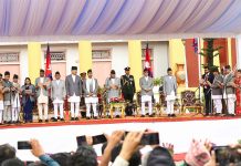 नवनियुक्त मन्त्रीहरुद्वारा शपथ ग्रहण