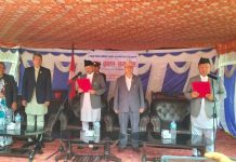 बागमती प्रदेशका नवनियुक्त मुख्यमन्त्री लामा र ९ जना मन्त्रीद्वारा सपथग्रहण