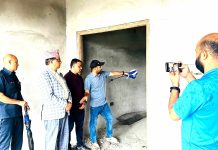 बागमती प्रदेशका अर्थमन्त्री थपलियाद्वारा प्रेस चौतारी चितवनको भवनको अवलोकन