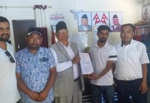 अवैध ढुंगा निकासी रोक्न गाउँपालिकालाई युवा संघको ध्यानाकर्षण