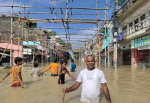 बागमती तथा लालवकैयाकाे तटबन्ध कटानबाट गौर डुबानमा