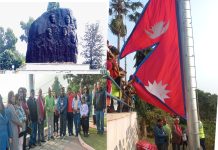 सहिद सप्ताह सुरुः पहिलो दिन आज सहिद स्मारकमा झण्डात्तोलन
