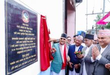 प्रधानमन्त्रीद्वारा राष्ट्रिय गौरवको रानी जमरा कुलरिया सिँचाइ आयोजनाको उद्घाटन