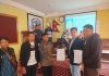 दुई सय ८२ घरधुरीमा धारा निर्माणका लागि त्रि-पक्षीय सम्झौता