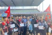 अन्तर विद्यालय फुटबलको उपाधी सोलिड्यारिटीलाई