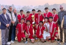 छात्र फुटबलको उपाधि प्रगति माविले जित्याे